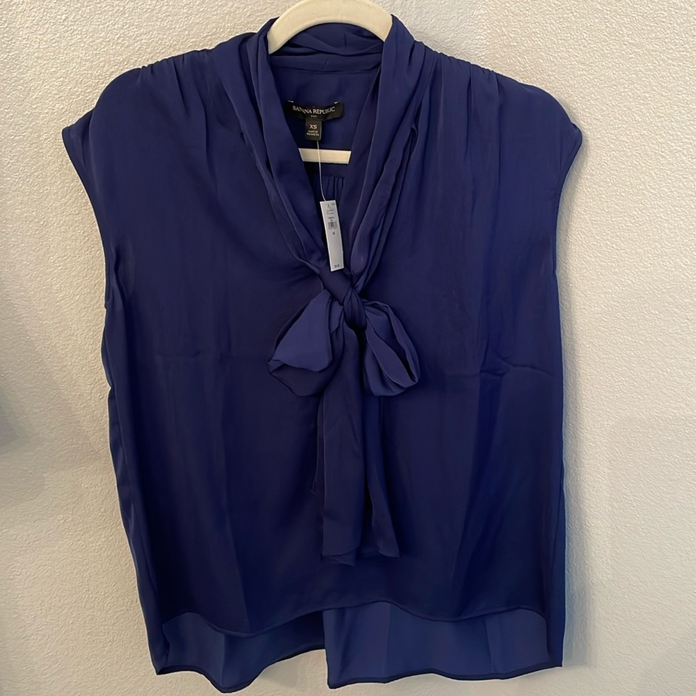 NWT tie blouse